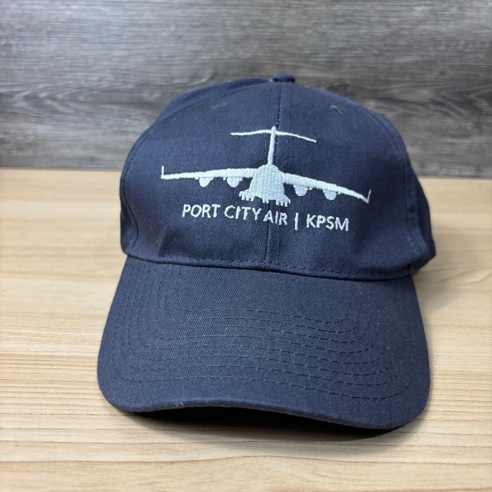 Port‎ City Air Hat Cap Strap Back Blue KPSM Adjustable